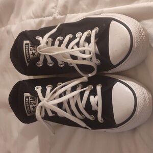 Converse All Star Black Sneakers -Womens  Size 8
